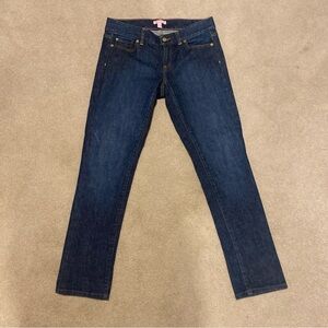 Lilly Pulitzer dark wash blue jeans, size 4
